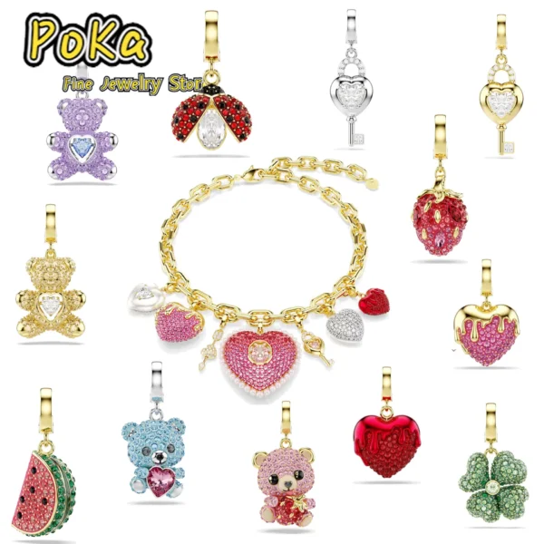 Necklace Pendant New Necklace Women's Niche Design Light Luxury Versatile High-end Feeling Earrings Trendy Fashion Ring Jewelr